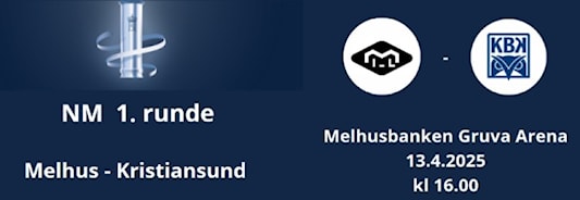 Image for Melhus - Kristiansund 13 april 2025